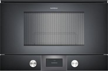 Gaggenau BMP225100 - Serie 200, Mikrowelle, Türanschlag: links,  Anthrazit, 60 x 38 cm, 5 Jahre Garantie!